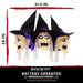 HHWITCH-3STL Holiday/Halloween/Halloween Outdoor Decor