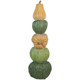 42.5" Five-Tier Stacked Pumpkins Thanksgiving Decor