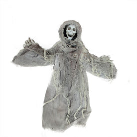 36" Spooky Town Touch Activated Hanging Death Reaper Halloween Decoration