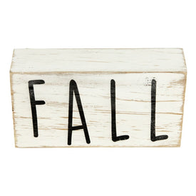 6" Distressed Wood Autumn Harvest Fall Sign
