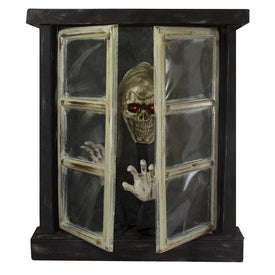 29" Lighted and Animated Opening Window Halloween Decoration