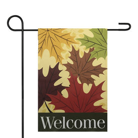12.5" x 18" Welcome Autumn Harvest Outdoor Garden Flag