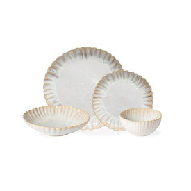 Mallorca Four-Piece Dinnerware Place Setting with Cereal and Pasta Bowls
