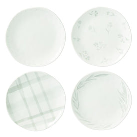 Oyster Bay Tidbit Plates Set of 4 - Assorted Patterns