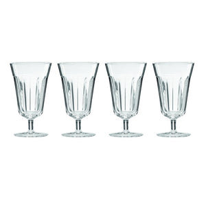 French Perle Tall Stem Glasses Set of 4