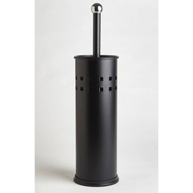 Vista Toilet Brush with Holder - Black