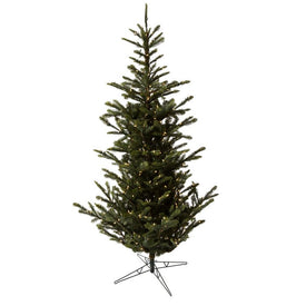 6' Pre-Lit Alberta Spruce Artificial Christmas Tree with Warm White Dura-lit LED Lights