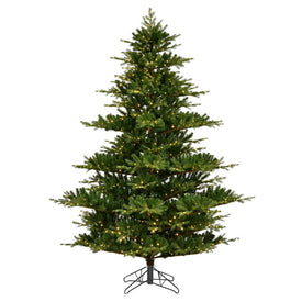 9' x 81" Pre-Lit Sherwood Fir Artificial Christmas Tree with Warm White 3mm LED Lights