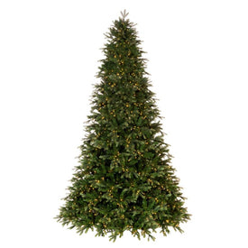 9' x 66" Pre-Lit Douglas Fir Artificial Pre-Lit Christmas Tree with Dura-Lit Warm White LED Wide Angle Lights