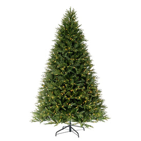 9' x 67" Pre-Lit Tiffany Fraser Fir Artificial Christmas Tree with Dura-Lit LED Warm White Mini Lights