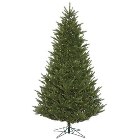 6.5' x 51" Pre-Lit Fresh Fraser Fir Artificial Christmas Tree with Warm White Dura-lit LED Lights