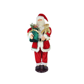 5' Deluxe Traditional Animated and Musical Dancing Santa Claus Christmas Figure