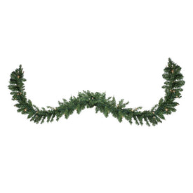 25' x 17" Pre-Lit Buffalo Fir Commercial Artificial Christmas Garland with Clear Lights