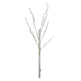 44" Gray Distressed Finish Artificial Crafting Display Tree Trunk