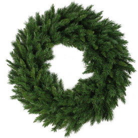 24" Unlit Lush Mixed Pine Artificial Christmas Wreath