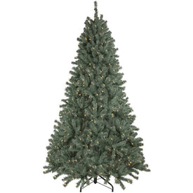 7.5' Pre-Lit Colorado Blue Spruce Artificial Christmas Tree with Clear Lights