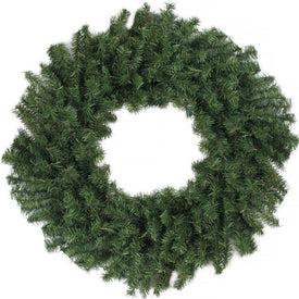 36" Unlit Green Canadian Pine Artificial Christmas Wreath