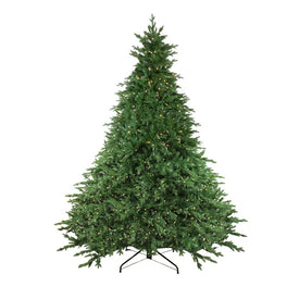 12' Pre-Lit Instant Connect Minnesota Balsam Fir Artificial Christmas Tree with LED Lights