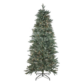 10' Pre-Lit Slim Washington Fraser Fir Artificial Christmas Tree with Clear Lights