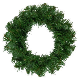24" Unlit Deluxe Dorchester Full Pine Artificial Christmas Wreath