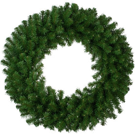 72" Unlit Dorchester Pine Green Artificial Christmas Wreath