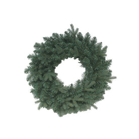 24" Unlit Artificial Blue Spruce Wreath