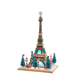 10" Claydough Eiffel Tower with C7 Bulb