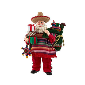 11" Fabriche Musical Mexican Santa