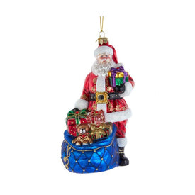 7" Bellisimo Santa with Toys and Gifts Ornament