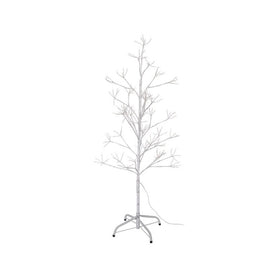 4' Pre-Lit White Birch Tree with Eight-Function Warm White LED Lights