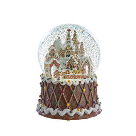 4.73" (120MM) Battery-Operated Musical Gingerbread Water Globe