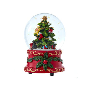 3.94" (100MM) Musical Christmas Tree Water Globe