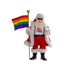10" Fabriche Pride Santa