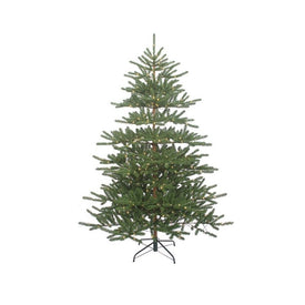 7' Pre-Lit Artificial Mountain Pine Tree with Warm White LED Lights