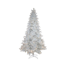 9' Pre-Lit Artificial Jackson White Pine Tree with Warm White LED Lights