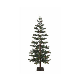 5' Unlit Artificial Pine Tree with Pine Cones and Berries