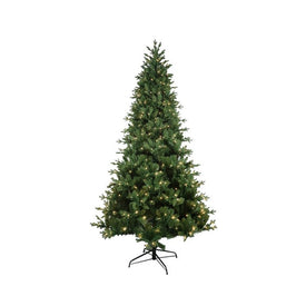9' Pre-Lit Artificial Jackson Pine Tree with Warm White LED Lights