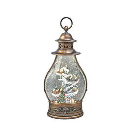 15" Pre-Lit Battery-Operated Christmas Village Water Lantern