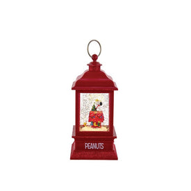 9" Peanuts Battery-Operated Lighted Musical Water Lantern