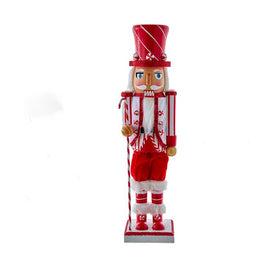 15" Peppermint Nutcracker