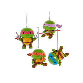 Teenage Mutant Ninja Turtles Kawaii Ninja Turtle Ornaments Set of 4