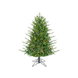 5' Pre-Lit Artificial Timberland Tree with Multi-Color LED G15 Lights
