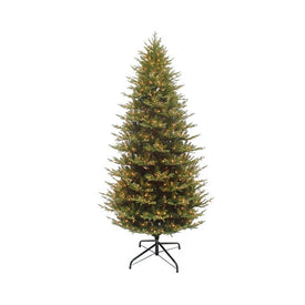 9' Pre-Lit Artificial Frasier Fir Tree with Instant Connect Clear Incandescent Lights