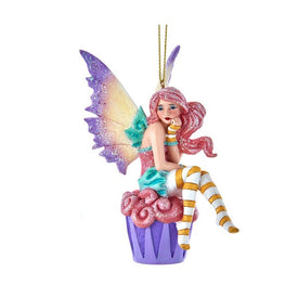 4.25" Amy Brown Cupcake Fairy Ornament