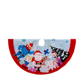 48" Rudolph The Red Nose Reindeer and Friends Tree Skirt