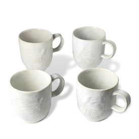Foresta Mugs Set of 4 - White