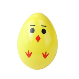 2.5" Yellow and Red Chick Easter Egg Decors Pack of 8