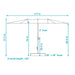 RUL-944 Outdoor/Outdoor Shade/Patio Umbrellas