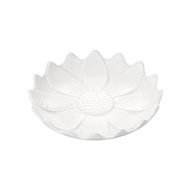 Flower Spoon Rest - White