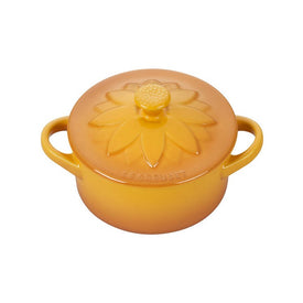 Mini Round Cocotte with Flower Lid - Nectar